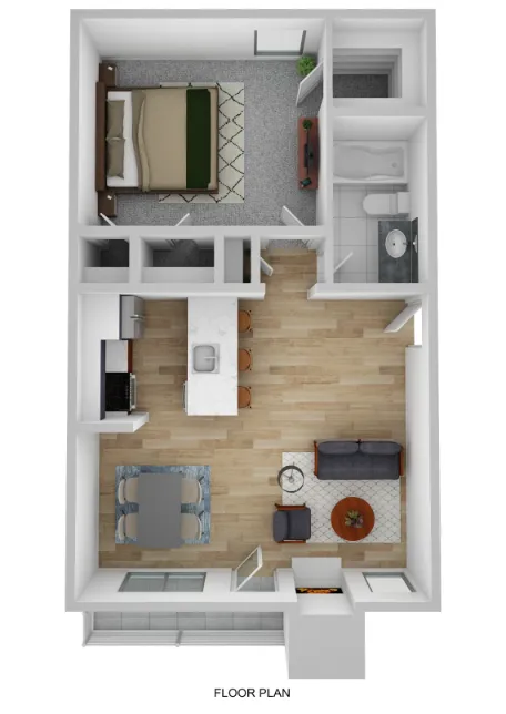 Bluffs at Lakewood Dallas Apartment Floor Plan 6