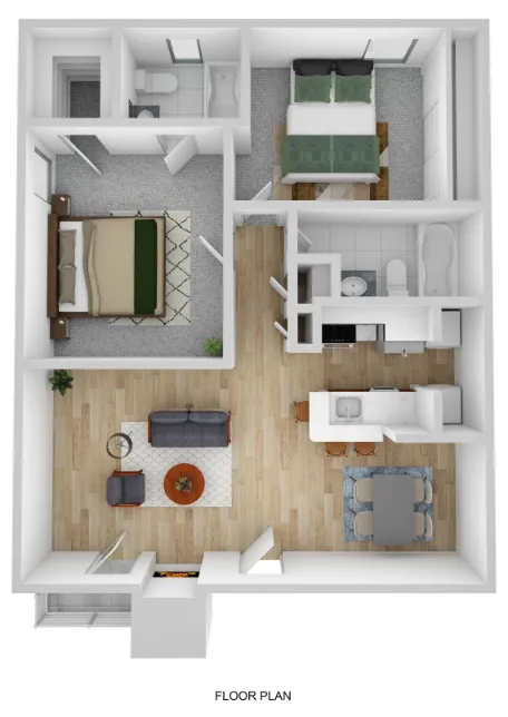 Bluffs at Lakewood Dallas Apartment Floor Plan 9