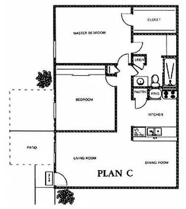 Braeswood Oaks floor plan 1