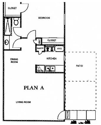 Braeswood Oaks floor plan 1