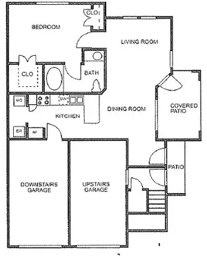 Brazoswood Apartments FloorPlan 1