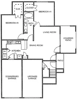 Brazoswood Apartments FloorPlan 2