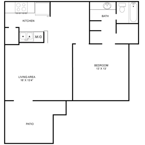 Brentwood Apartments FloorPlan 2