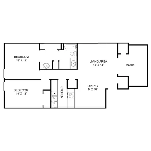 Brentwood Apartments FloorPlan 5