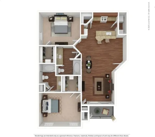 Briargrove At Vail Apartments Dallas floorplan 2