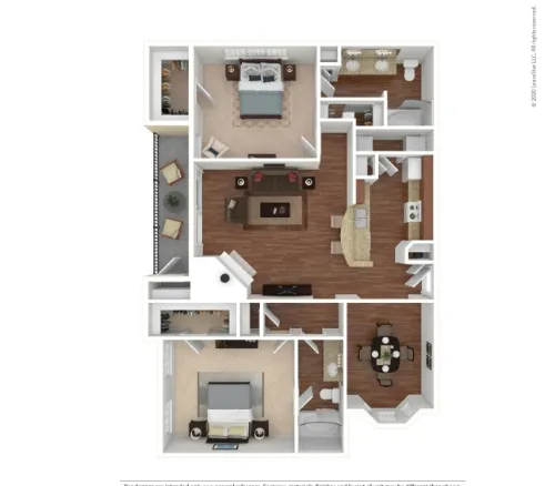 Briargrove At Vail Apartments Dallas floorplan 4