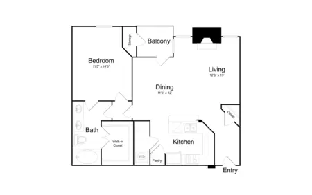 Broadstone Paragon Apartments FloorPlan 6