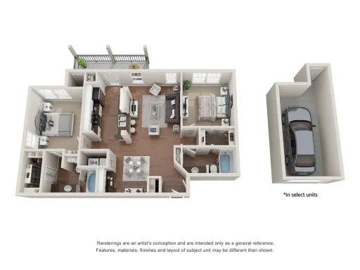 Broadwater Apartments Pasadena Houston Apartment Floor Plan 6