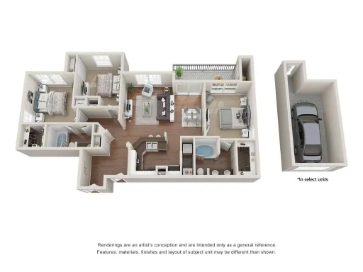 Broadwater Apartments Pasadena Houston Apartment Floor Plan 7