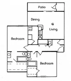 Brookbend Apartments Floorplan 7