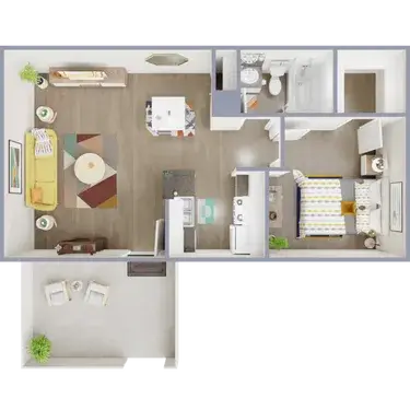 Cabo San Lucas Apartments FloorPlan 001