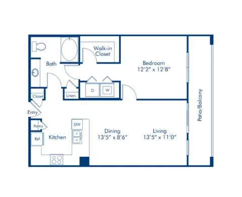 Camden Design District Floorplan 4