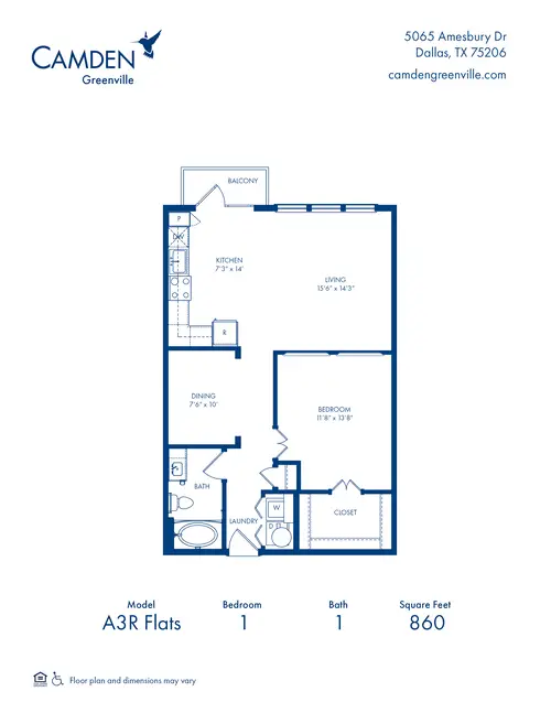 Camden Greenville FloorPlan 004