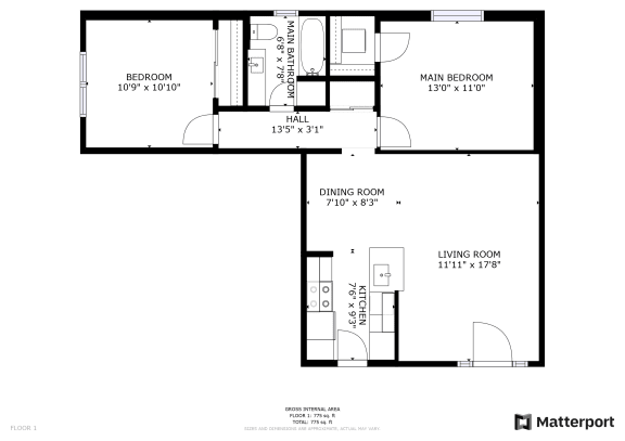 Carriage House Apartments Floorplan 3