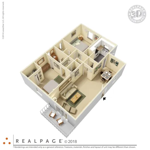 Carrington Court Apartments Houston Floor Plan 4