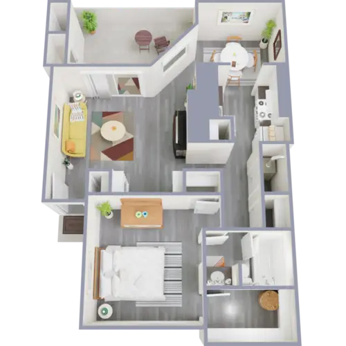 Casa Del Sol Apartments FloorPlan 1