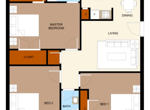 Casa Grande Villas Floorplan 3