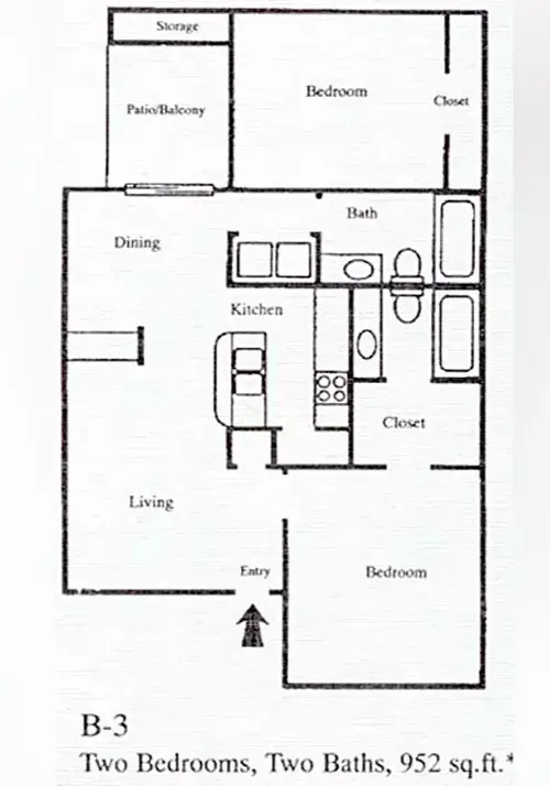 Casa Linda Apartments FloorPlan 4