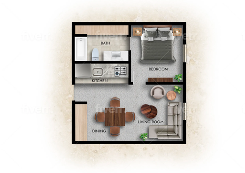 Casa Trevino Apartments Dallas floor plan 2