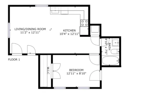 Chateau on Victor floor plan 1