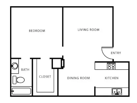 Chestnut Hill Apartments Houston Floor Plan 2