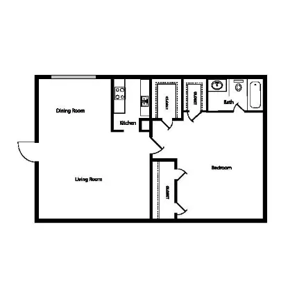 Chestnut Hill Apartments Houston Floor Plan 6