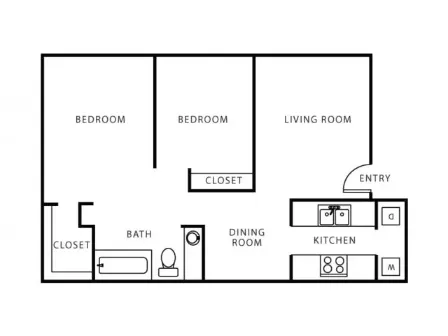 Chestnut Hill Apartments Houston Floor Plan 7