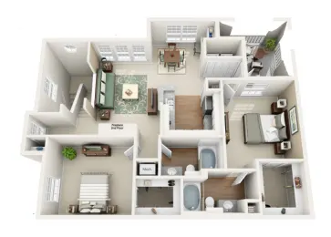 Churchill on The Park Dallas Apartment Floor Plan 13