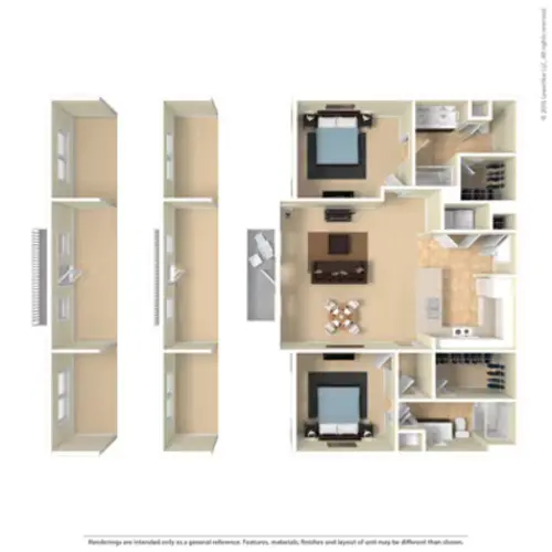 City North Apartments Floorplan 9