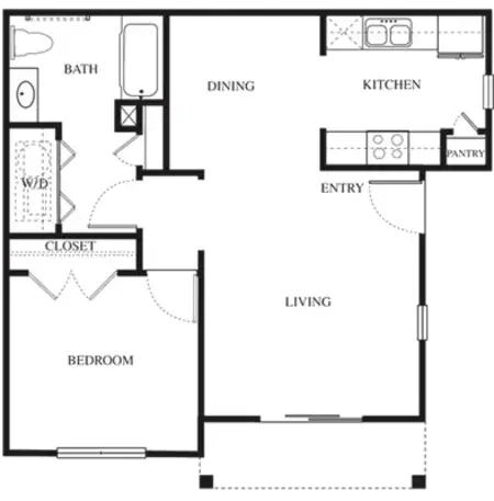 Collingham Park Apartments FloorPlan 1