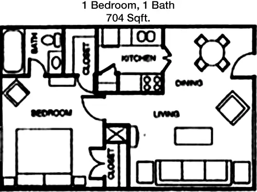 Constitution Square Apartments FloorPlan 2