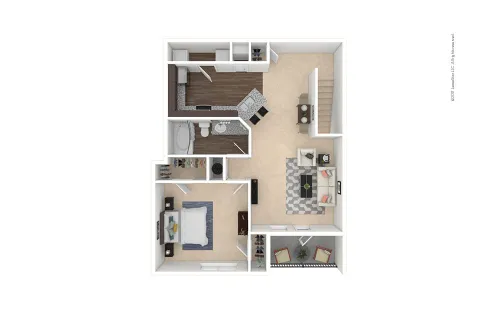 Cortland Avion Shadow Creek Houston Apartment Floor Plan 4