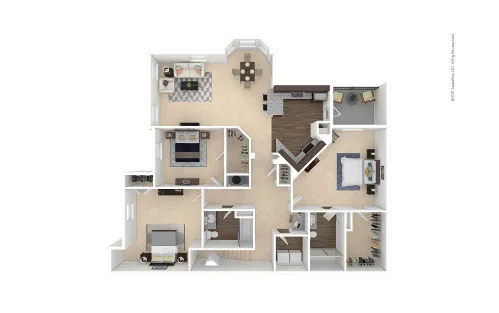 Cortland Avion Shadow Creek Houston Apartment Floor Plan 9