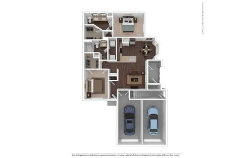 Cortland League City Houston Aprtment Floor Plan 14