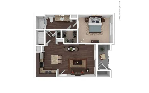 Cortland League City Houston Aprtment Floor Plan 6