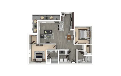 Cortland Luxe Shadow Creek Houston Apartment Floor Plan 8