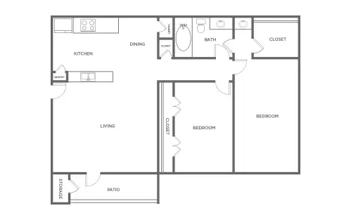 Costa Azul Apartments Floorplan 3