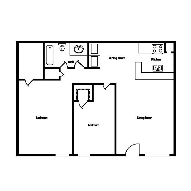 Costa Maya Apartments Houston Floor Plan 3