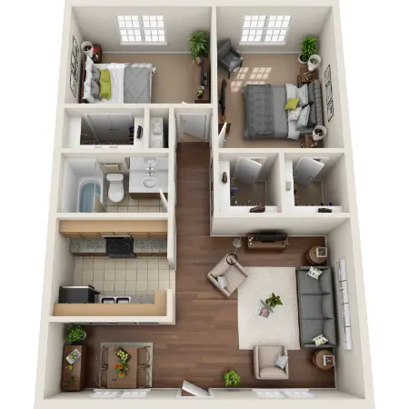 Crossings on Lane Houston Floorplan 4