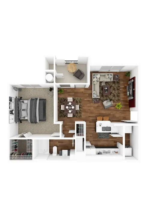 Cypress Creek At Reed Road FloorPlan 1