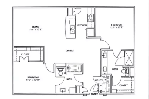 Cypress at Trinity Groves Floorplan 10