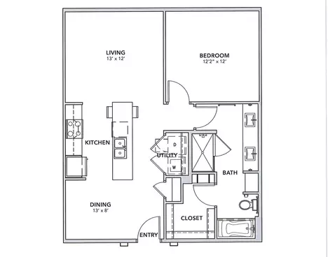 Cypress at Trinity Groves Floorplan 3