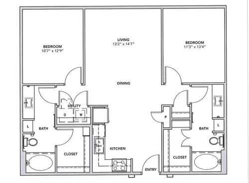 Cypress at Trinity Groves Floorplan 7