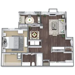 Dallas North Park Floorplan 5