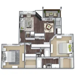 Dallas North Park Floorplan 8