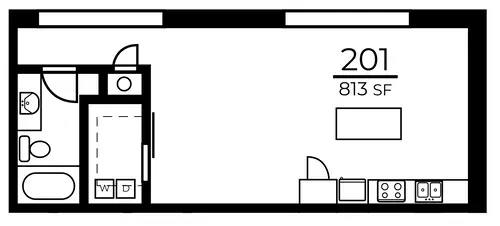 Deep Ellum Lofts Floorplan 3