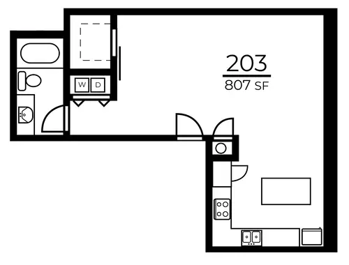 Deep Ellum Lofts Floorplan 4