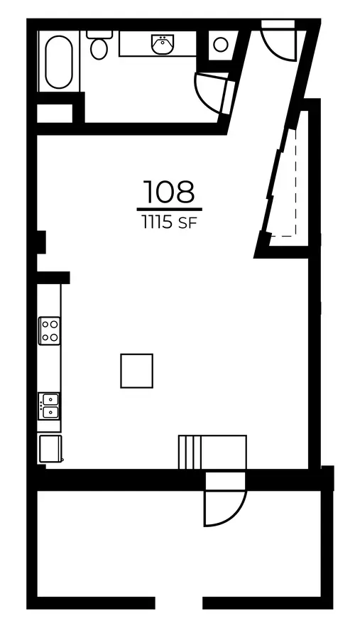 Deep Ellum Lofts Floorplan 5