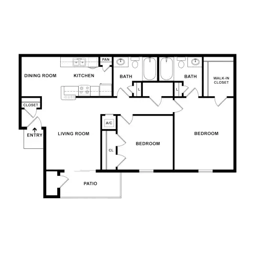 Del Sol Apartments Floorplan 4