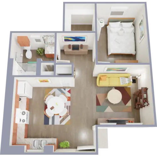 Delany Court Apartments FloorPlan 2